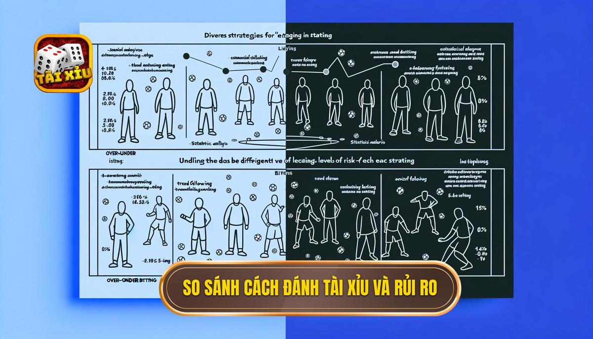 Cách đánh tài xỉu hiệu quả và chi tiết nhất 3 So sánh các cách đánh tài xỉu và tỷ lệ rủi ro