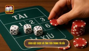 cách đặt cược và tính tiền trong tài xỉu