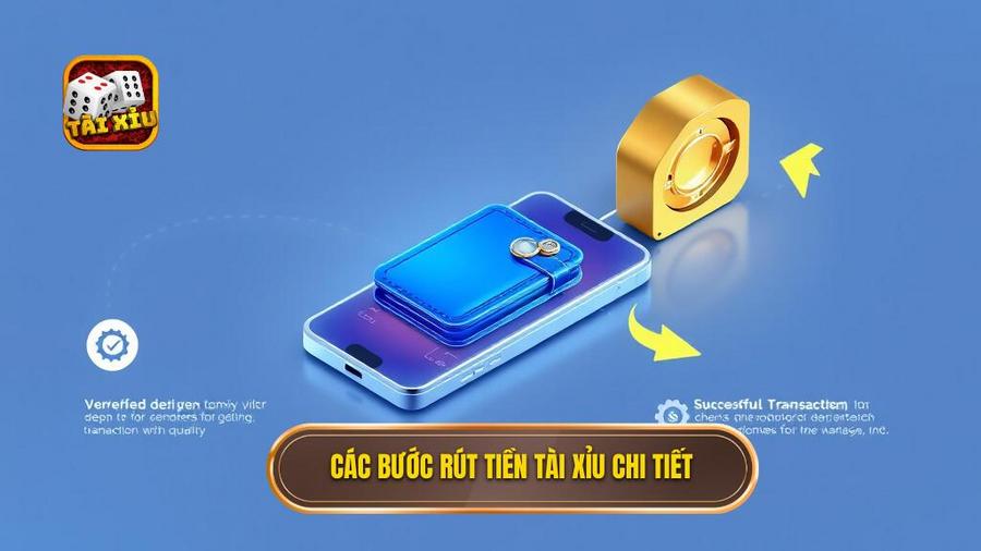 2. Các bước rút tiền tài xỉu chi tiết