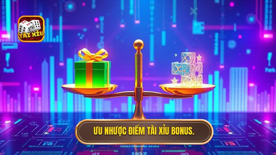 3. Ưu nhược điểm tài xỉu bonus.