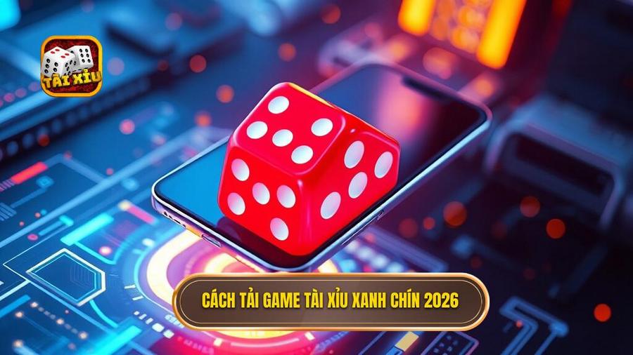 Hướng dẫn các bước tải game tài xỉu xanh chín 2026 về điện thoại
