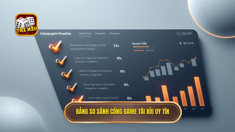 Bảng so sánh các tiêu chí đánh giá cổng game tài xỉu uy tín