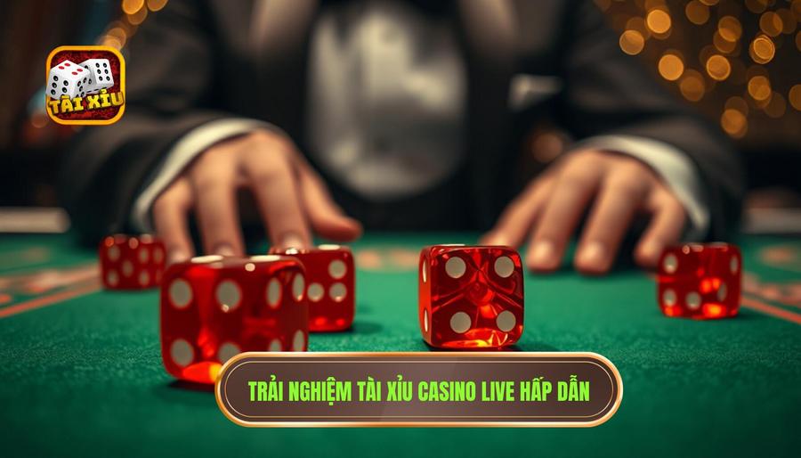 Trải nghiệm tài xỉu casino live hấp dẫn